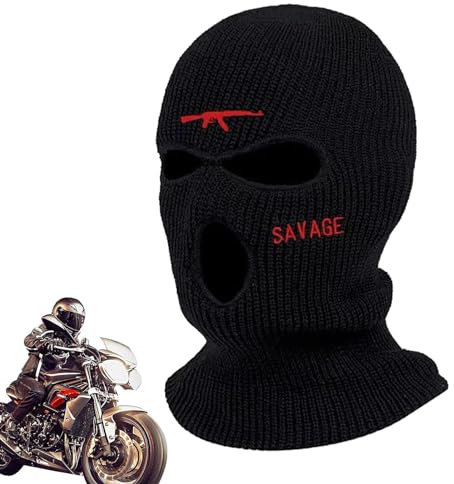 Lambo Winter-Gesichtsbedeckung | Winddichte, warme Ski-Vollmaske mit offenem Mund und Augen | Outdoor-Unisex-Gesichtsschutz für Winter, Radfahren, Skifahren