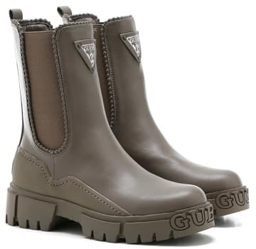 GUESS SCARPE STIVALI DONNA FL8NAHELE10 PELLE GRIGIO ORIGINALE AI 2022 NEW Taglia 35 Colore Grigio