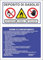 M-ITALY CARTELLO SEGNALETICO - Deposito gasolio fondo blu - Adesivo Extra Resistente, Pannello in Forex, Pannello In Alluminio (20x31, Plastica)