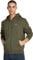 Tommy Jeans Herren Hoodie mit Reißverschluss Flag Zip Thru mit Kapuze, Grün (Fatigue Green), S