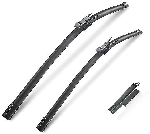 Scheibenwischerblätter vorne hinten, für BMW 1er E81 E87 2004–2011, Windschutzscheibe, Windschutzscheibe, 118d, 123d, 1 m, 116i, 120d, Fenster 118i, 120i, 125 (Farbe: vorne, Größe: RHD)