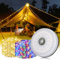 Camping Lichterkette Aufrollbar, Campinglampe mit 10M Led Lichterkette, Wiederaufladbare Tragbare Campingleuchte, Ausziehbare Led Campinglampe Wasserdichte, USB Alpenwolken Lichterkette