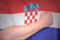 Kroatische Spiegelfahnen, Set mit 2 Stück, für Autospiegel, robustes Material, einfache Anbringung und Entfernung, lebendige Farben, Kroatien Fahne Flagge Autofahne Wappen