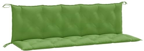 vidaXL Gartenbank-Auflagen 2 STK. Melange Grün 180x50x7 cm Stoff