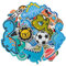 TXSN Iron on Patches for Boys, Assorted Embroidered Iron on/Sew on Decorative Applique Patches for Kids Clothing, Pants, Backpacks, Hats, Jeans