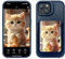 LONG GLACIER Smart E-Ink Screen Phone Case Powered by AI Vista for DIY Picture Display, Wireless NFC Customized Ink Screen Phone Protective Cover Compatible with iPhone 15 - Blue