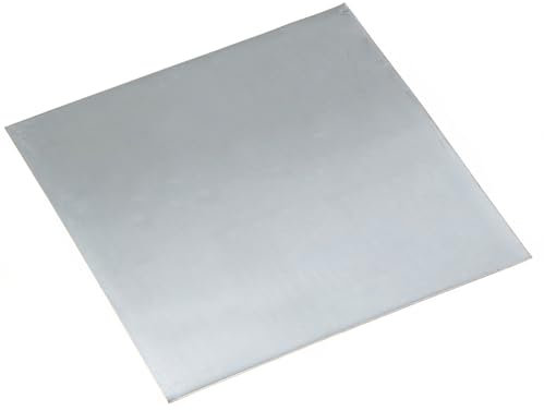Artesanía Placa de zinc puro de alta pureza Zn for accesorios de laboratorio científico Ánodo y cátodo de batería Placa de zinc de 0,5 x 100 x 300 mm Metal de laboratorio