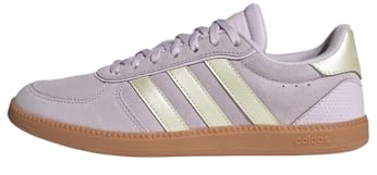 adidas Damen BREAKNET Sleek Shoes, Ice Lavender/Ice Gold Met./GUM10, 42 2/3 EU