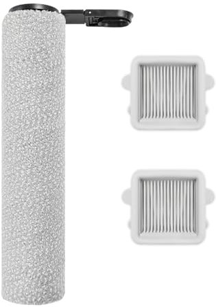 Kit d'accessoires de rechange compatibles avec aspirateur sans fil Roborock F25/F25 ALT - 1 brosse principale à rouleau et 2 filtres HEPA
