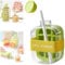 500/800ml My Crush Cup Ice Making Cup with Straw, 2025 New 2 in 1 Water Bottle Ice Bottle Cup, Release & No Touching, Coffee, Juice,and Beverages (Green, 500ml)