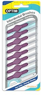Stoddard Icon Purple Standard Interdental Brush - 8 Bush Plus 2 Free Brush in 1 Pack