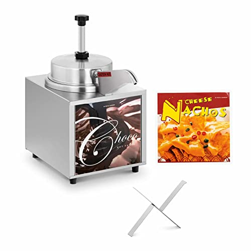 Royal Catering Saucenspender mit Heizfunktion für Nacho-Käse oder Schokolade 3,3 l 35-99 °C 550 W Soßenspender Soßen Spender