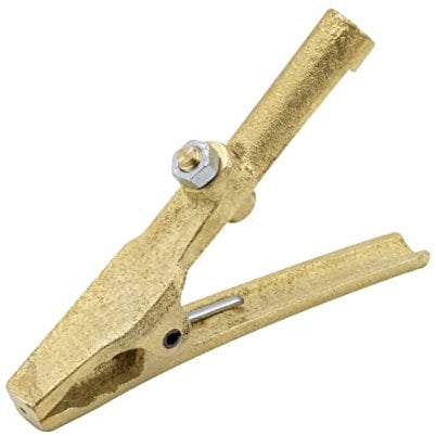 Pince de masse croco laiton 600A Binzel