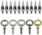 5 Pcs Metal Bottle Opener Kit Blank 10 Pcs Beadable Wine Stopper Blanks Parts Kit Reusable Stainless Steel Bottle Opener Blank Bottle Stopper DIY Hardware for Wedding Wine Party Bar Turning Crafts