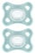 MAM Comfort Sucette en lot de 2, 100% Silicone, avec étui porte-sucette 2-6 mois, neutre