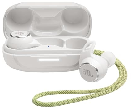 JBL Reflect Aero TWS - Cancelling Active Earbuds - White | True Adaptive Noise Cancelling 4-mic with Smart Ambient, 6 mics for zero noise for perfect calls with VoiceAware