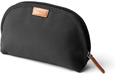 Bellroy Classic Pouch, Mäppchen, Stiftemappe, Tasche, Leder und Stoff (für Stifte, Kabel, Kosmetik, Scheren, Kopfhörer, Radiergummis) - Slate