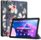 FINTIE Custodia per Lenovo Tab M10 (3a Gen) 10.1 2022 TB-328 - Sottile Leggera Case Protettiva Cover con Auto Sonno/Sveglia per Lenovo M10 (3a Generazione) 25,7 cm 10.1, Blooming Hibiscus