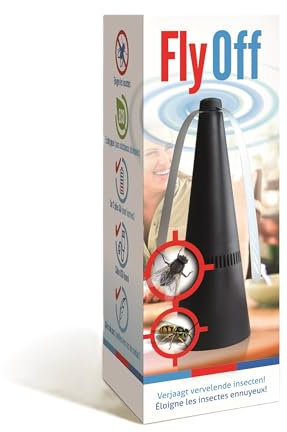 BSI - Ventilateur - Anti-Mouches Et Autres Insectes Volants - FlyOff - Eloigne Les Nuisibles Tout Simplement De Votre Table A Manger