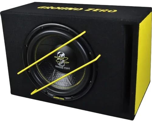 GroundZero GZIB 12SPL - 30cm / 12 basreflex SPL subwoofer behuizing - 1000 Watt RMS SPL - 2x2 Ohm impedantie (gzib12spl)