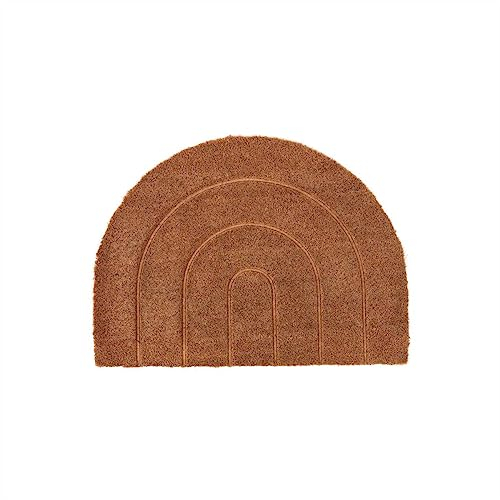 OYOY [W0724] Rainbow Doormat, Nature, H55 x L75 x W1,5 cm