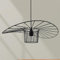 bamyum Genova Vertigo Lampe 100% Metall Hängelampe Schwarz Ø50 cm 1 flammig, Küchenlampe Hängend Schwarz, Lampenschirm Hängelampe Esstisch Wohnzimmer, Pendelleuchte Esstisch Wohnzimmer, Lampe Vertigo