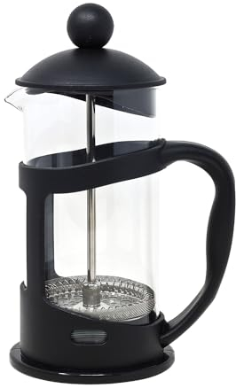 UNIQUE HOME LIVING Cafetiere 3 Cup French Press Coffee Maker Tea Coffee Plunger, Heat Resistant Glass, Stainless Steel Filter, 350ml Capacity