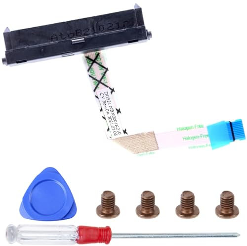 ZHUROUPU 7 PCS SATA DRIDE HARD HDD Connecteur Remplacement du câble pour Lenovo IdeaPad 320-15 320-15IAP 320-15IKB 320-15ISK 320-15ABR 330-15 330-15IKB 520-15IBK NBX0001K200 (Long: 6,3 cm)