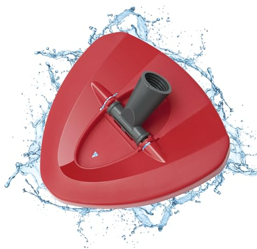 Base de cabezal de fregona giratoria roja compatible con el tanque Vileda Turbo Spin 2 en 1 – Repuesto de limpieza fácil para accesorios de mopa de plástico