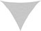 vidaXL Sonnensegel, Sonnenschutz UV Schutz für Balkon Garten Terrasse, Sonnendach Wasserfest, Windschutz Wetterschutz, Hellgrau 2,5x2,5x3,5m 100% Polyester Oxford