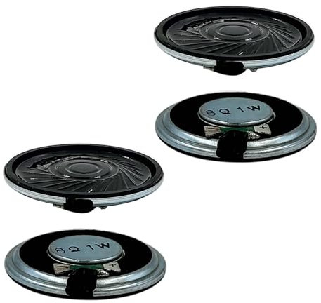 Altavoz de 1 W, 8 ohmios, 40 mm, forma redonda, de repuesto, altavoz de subwoofer multimedia, portátil, amplificador de altavoz