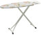 RUTERMY Foldable Ironing Board with Heat Resistant Cover and Rest 5 Adjustable Height Heavy Sturdy Metal Frame Legs Iron Stand(35 * 12 * 33 Inches)(120cm/47.2'')