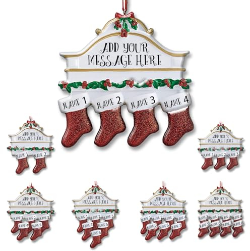 Personalisierte Weihnachtskugeln Personalisierte Socken WeihnachtsschmuckBenutzerdefinierten Namen Weihnachtssocken Dekoration mit Familiennamen Personalisierte Geschenke Weihnachten