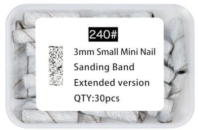 Piccole Fasce Abrasive Unghie File Bande di Levigatura Manicure Pedicure Forniture 80 # 120 # 180 # 240 # Unghie Levigatura Lime