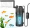 BAITAI Internal UV Fish Tank Filter with Timer, 5-in-1 Aquarium Filter Pump, Turns Green Water to Clear, Multi-Mode Filtration System for 15-80L Aquariums, Adjustable Flow Rate & Direction