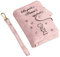 Portefeuille Personnalisé pour avec Maman Mamie Rose Porte-Monnaie avec Prénoms et Enfants Cadeau Maman Cadeau Fete des Meres Personnalisé (1 nom)