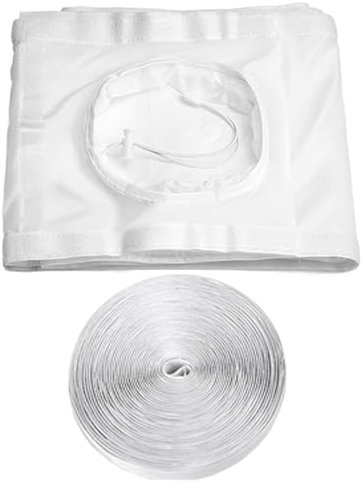 Fensterabdichtung für tragbare Klimaanlage: Schiebetürdichtungs-Set für tragbare Klimaanlagen und Ablufttrockner, 25,4 x 190 - 230 cm Länge, verstellbar