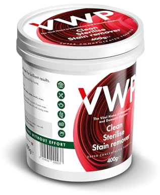 VWP Cleaner steriliser & stain remover - 400g - For home brewing, kitchenware & Domestic cleaner