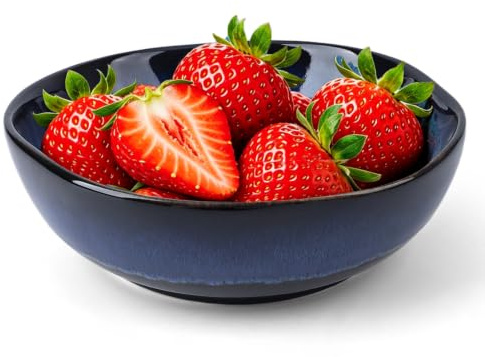 Insalatiera in ceramica, 1400 ml, ciotola grande per insalata, in porcellana, blu, 22,8 cm, ciotola per cereali, ciotola per zuppe, ciotola da portata per lavastoviglie e adatta al microonde
