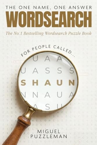 The One Name, One Answer Word Search: Shaun Edition (THE ONE NAME, ONE ANSWER - WORD SEARCH PUZZLE SERIES)