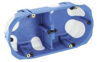 BLM - Boîte d'encastrement - Lot de 10 Boîtiers d'encastrement double NO AIR Ø67x40mm