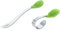 green sprouts Ensemble de cuillères d'apprentissage,Nourriture des parents pendant que le bébé apprend, un embout en silicone, passe au lave-vaisselle