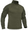TACVASEN Herren Combat Shirts Tactical Outdoorshirt Langarm Bundeswehr Shirt Slim Fit Military T-Shirt Atmungsaktiv Airsoft Paintball Hemd (XXL, Armeegrün)
