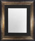 Frames by Post Scandi Fotorahmen mit Passepartout in Schwarz/Weiß / Elfenbein/Blau / Rosa/Hellgrau, Plastik, Black Mount, A3 Image Size A4