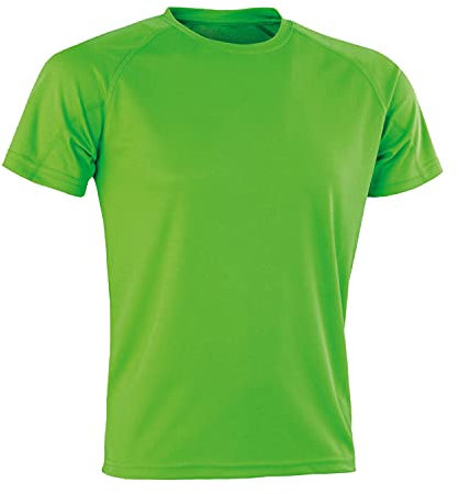 Spiro Mens Aircool T-Shirt (3XL) (Lime Punch)