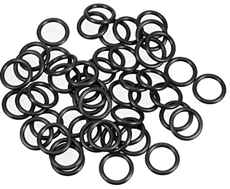 sourcing map Nitrilgummi O-Ringe Metrisch Dichtung, 18mm AD 13,2mm ID 2,4mm Breite, Packung von 50
