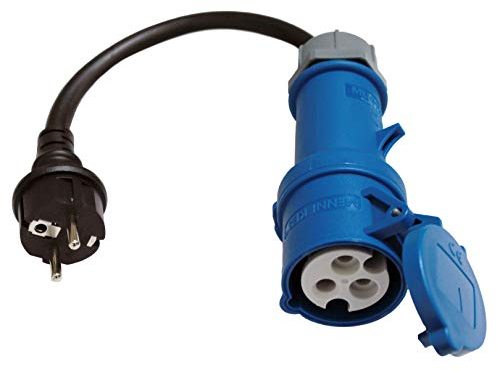 CEE ADAPTER Schuko Stecker MENNEKES Kupplung 230V Camping Boot 3x2,5mm² H07RN-F, Kabelgebunden
