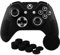 Skinown Coque de protection antidérapante en silicone pour manette Xbox One S et One X avec 8 poignées de pouce noir
