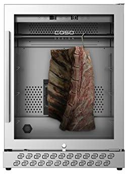 Caso DryAged Master 125, hochwertiger Reifeschrank, Temperatur 2-14°C | zur Lagerung und Reifen von Fleisch, unter-/umbaufähig, Luftfeuchtigkeit 50-85%