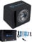 Rockville SK510 PACKAGE 10 1200w Loaded K5 Car Subwoofer Enclosure+DB11 Amp, Black